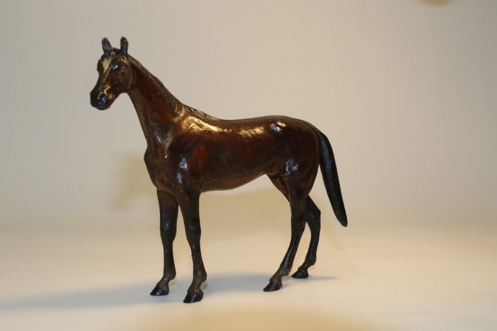 Austrian cold painted bronze study of a Race Horse View III