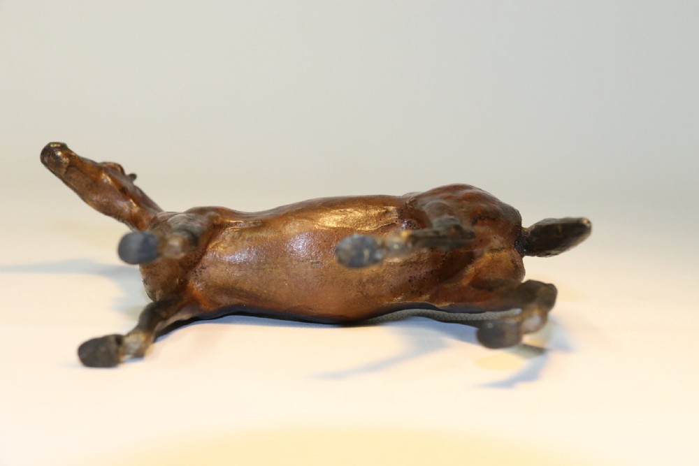 Austrian cold painted bronze study of a Race Horse View VII