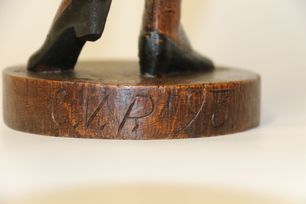 19th century actress carved in oak View XI
