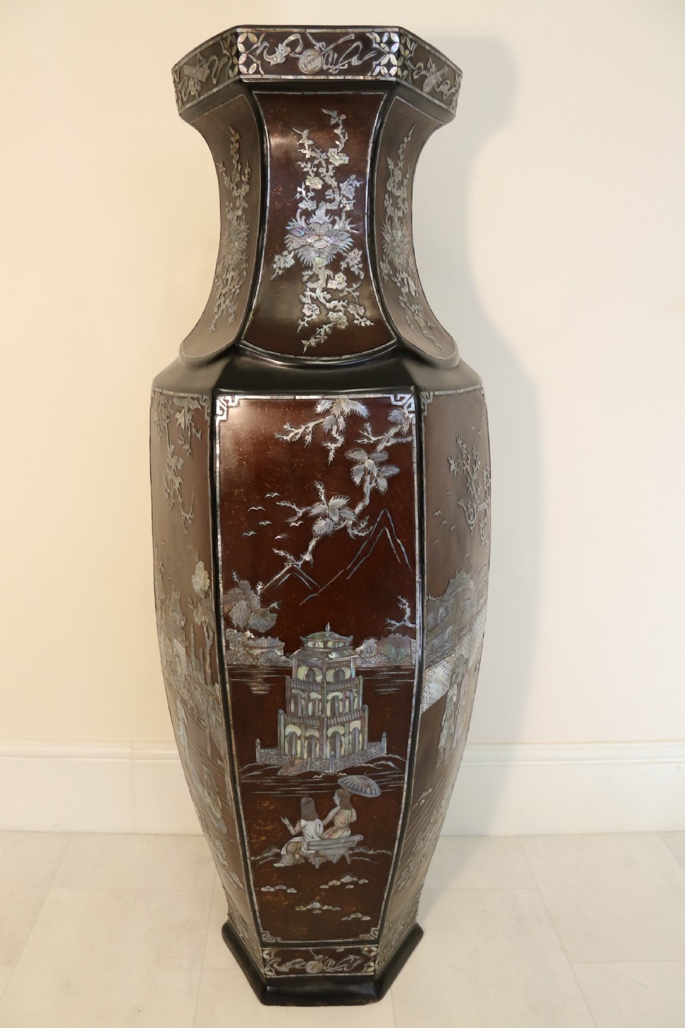 A very large Chinese Vase View V