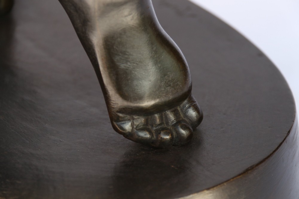 Bronze figure of The Discus Thrower View IV