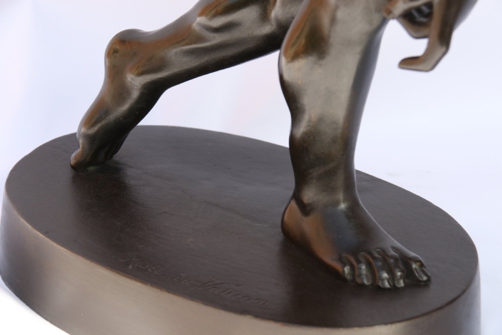 Bronze figure of The Discus Thrower View XI