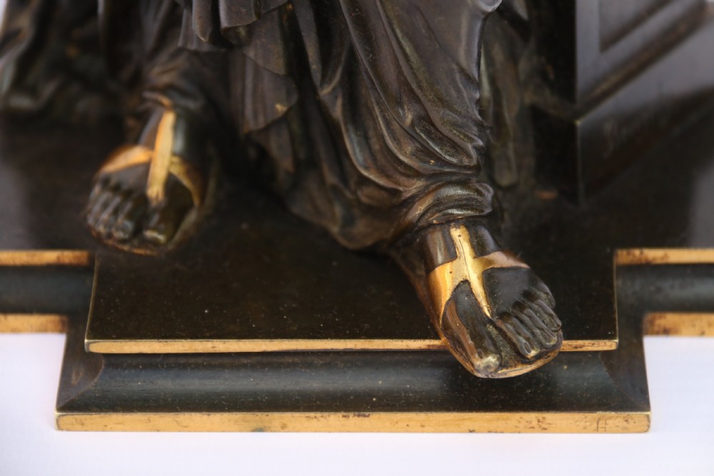 A superb bronze study by Bouret, The Egyptian Water Bearer View VII