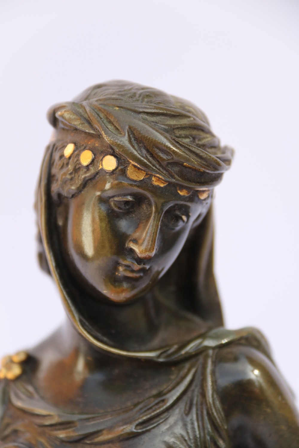 A superb bronze study by Bouret, The Egyptian Water Bearer View X