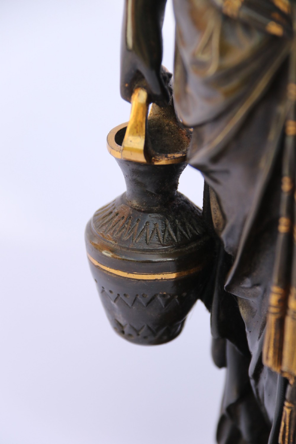A superb bronze study by Bouret, The Egyptian Water Bearer View XIII