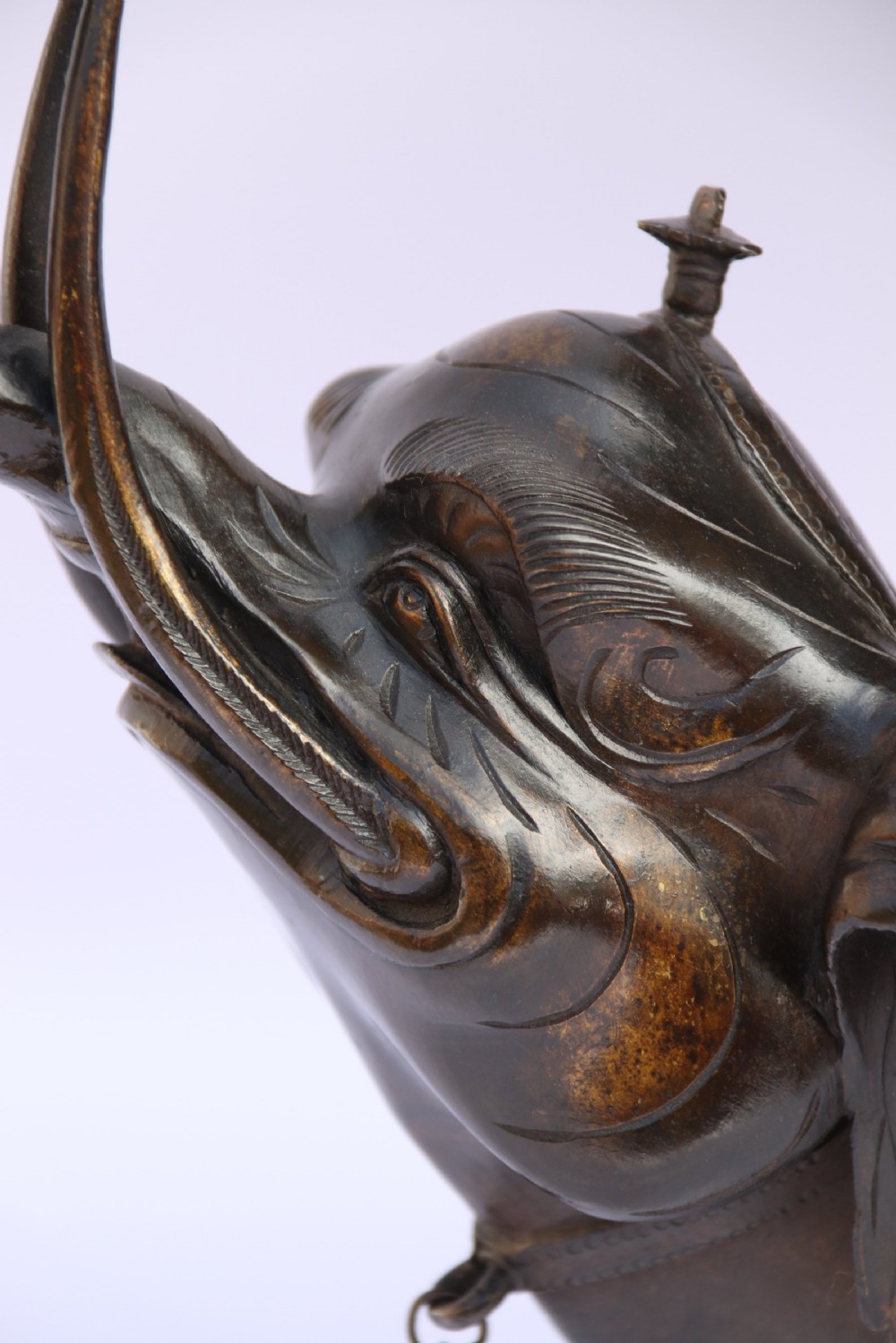 A Japanese Meiji period bronze elephant View VIII