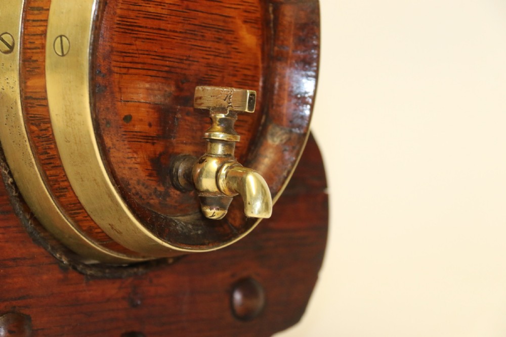 English Oak Miniature Brandy Cask View III