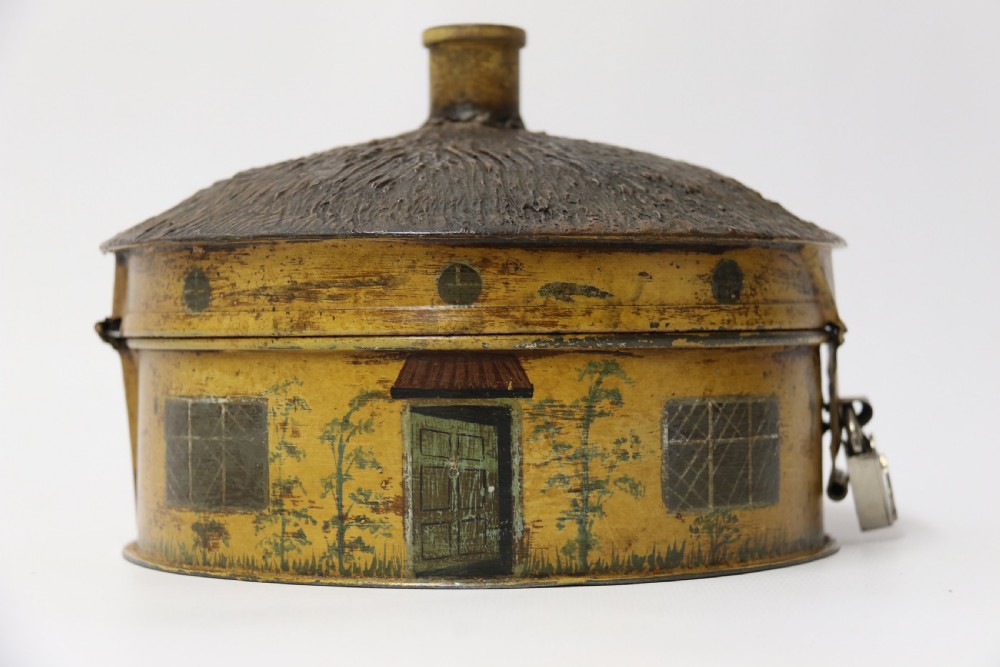 A rare 19th century folk art spice box View II