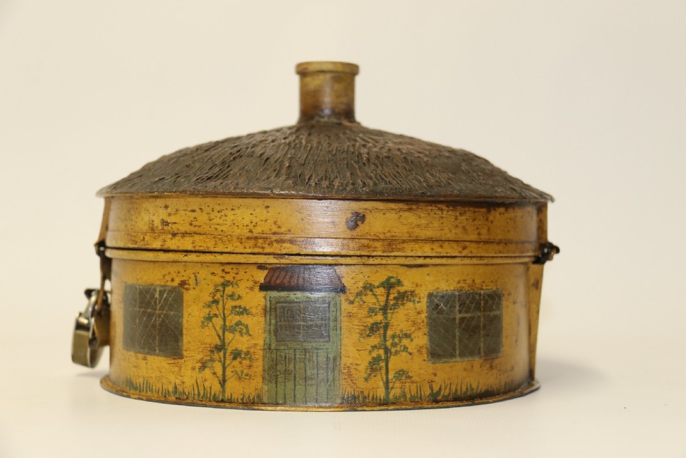 A rare 19th century folk art spice box View III