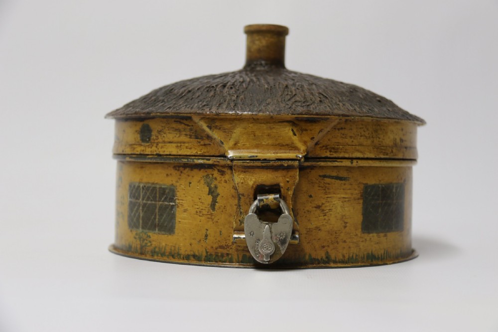 A rare 19th century folk art spice box View VII