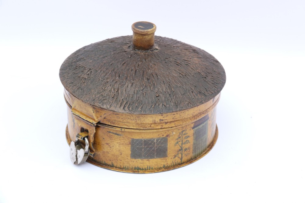A rare 19th century folk art spice box View XII