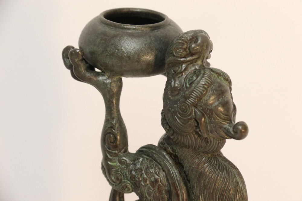 A pair of Japanese bronze Incense Burners View VII