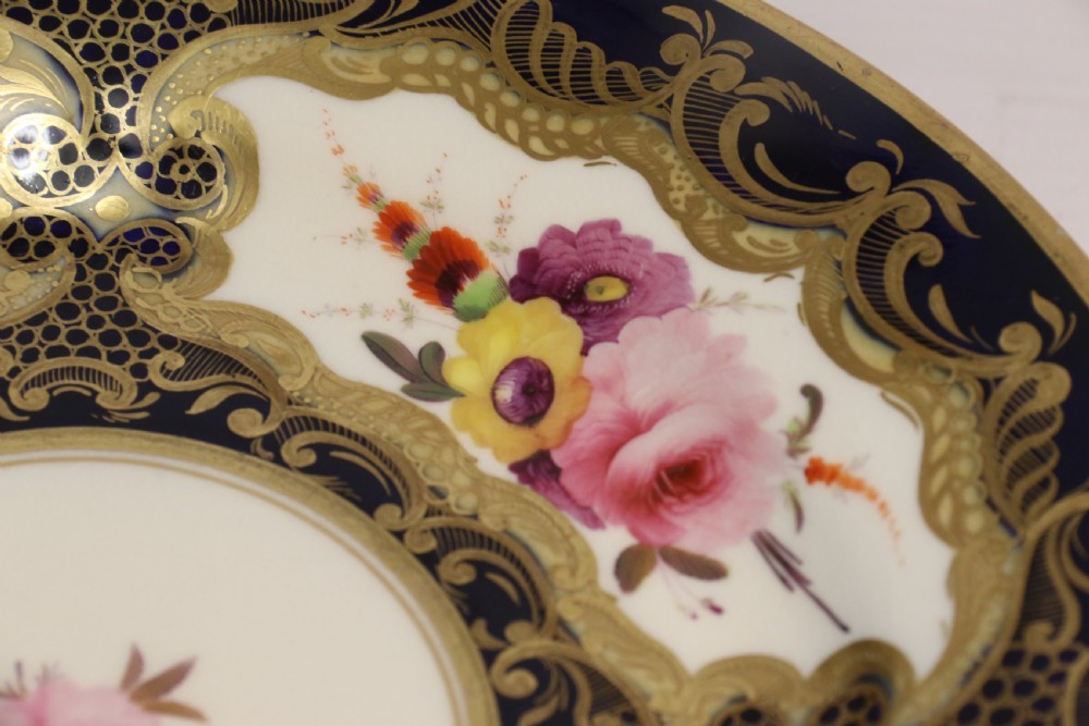 A superb Coalport Georgian Tea Pot and Stand View IX