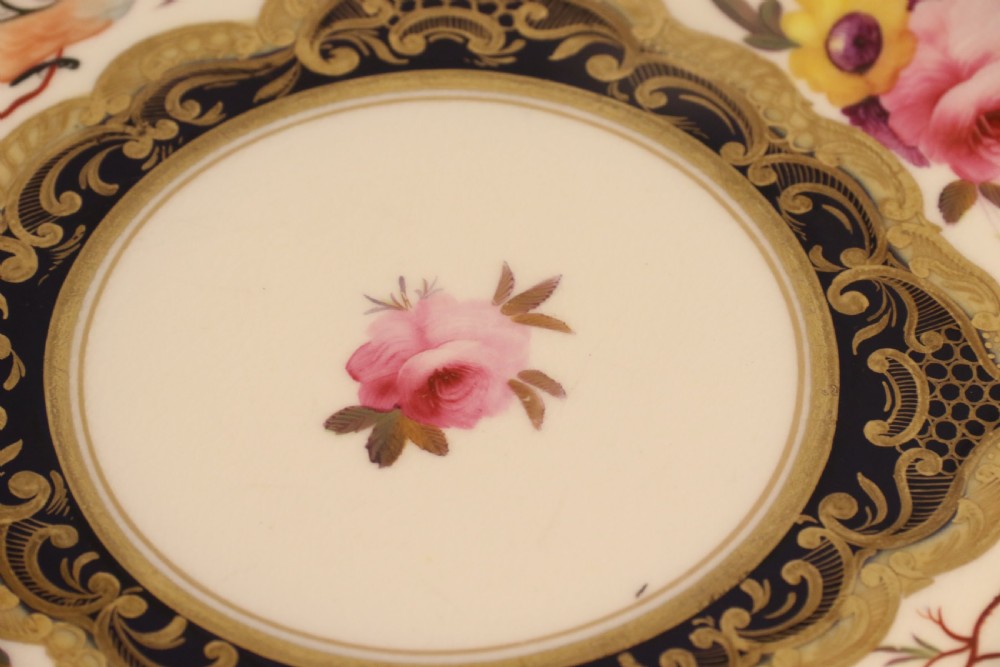 A superb Coalport Georgian Tea Pot and Stand View XII