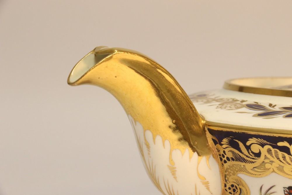 A superb Coalport Georgian Tea Pot and Stand View XIV