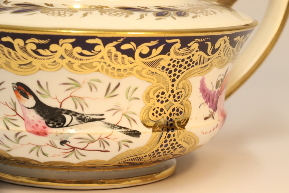 A superb Coalport Georgian Tea Pot and Stand View XV
