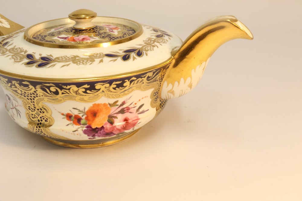 A superb Coalport Georgian Tea Pot and Stand View XXIII