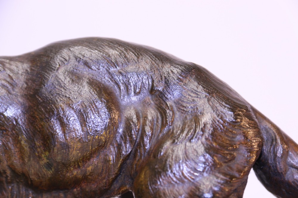 A Fine Bronze study of a Fox by C Masson View VII