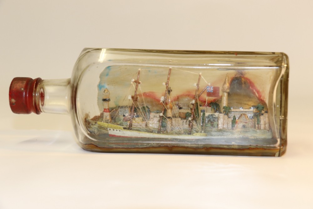 A fine quality Ship in a Bottle View VII