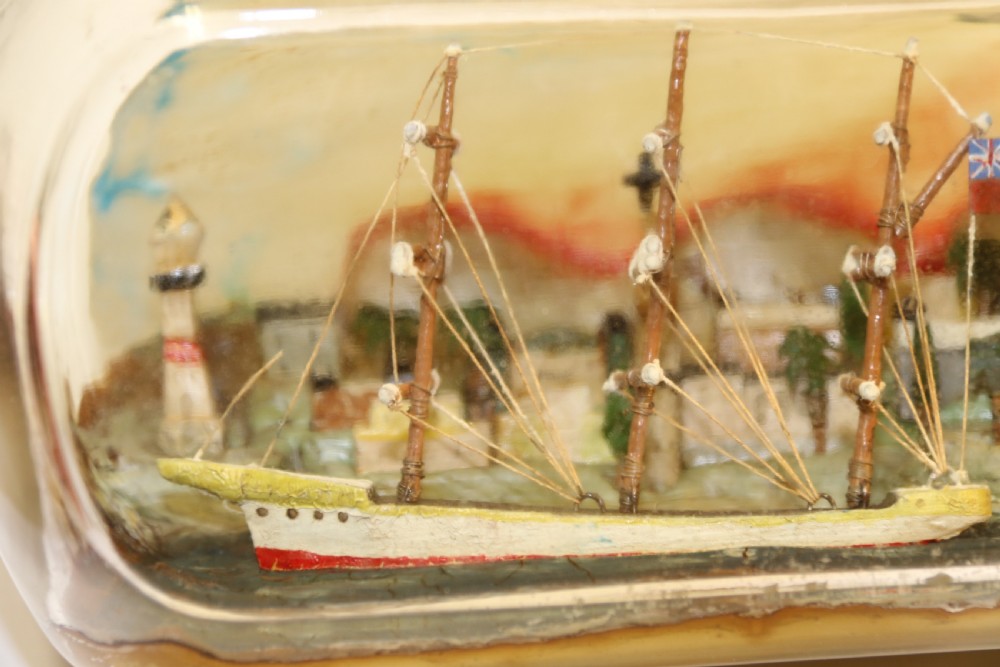 A fine quality Ship in a Bottle View VIII