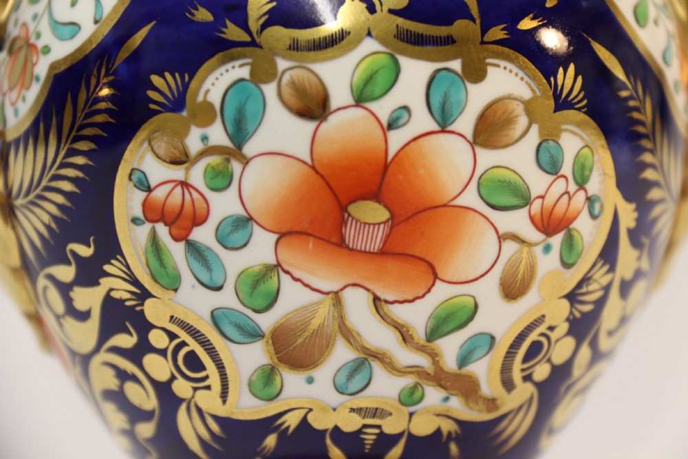 A superb early 19th century Spode Vase View V