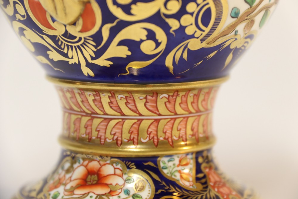 A superb early 19th century Spode Vase View IX