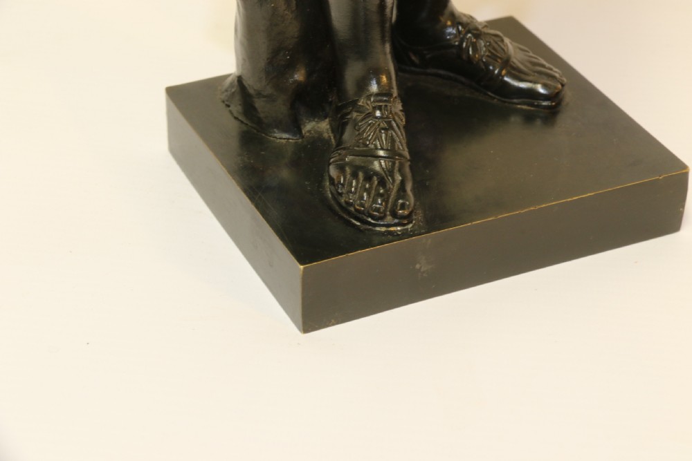 19th century Classical Bronze of Diana the Huntress View VII