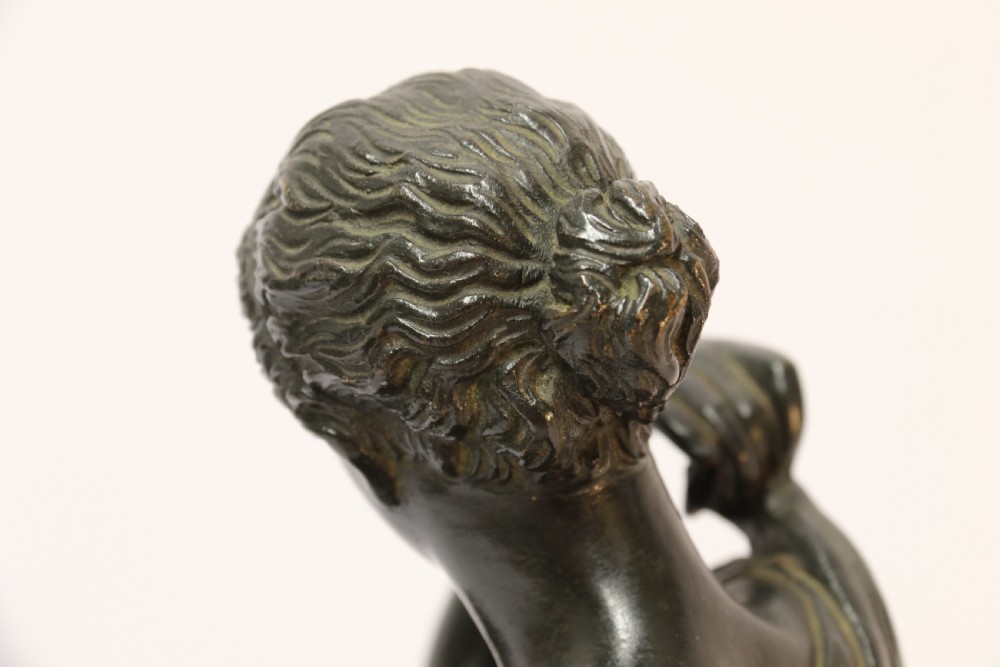 19th century Classical Bronze of Diana the Huntress View VIII