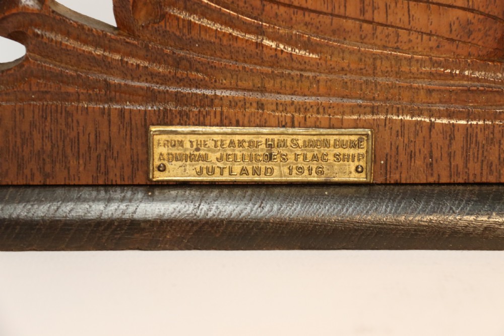 A rare pair of Naval Interest Teak Book Ends View IV