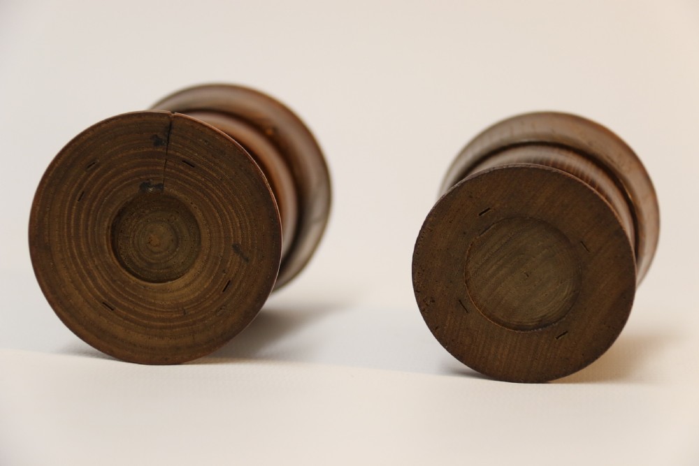 Matched pair of Treen Folding Cups View VIII