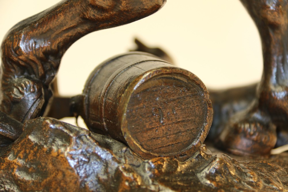 19th century bronze study of a Shire Horse View XI