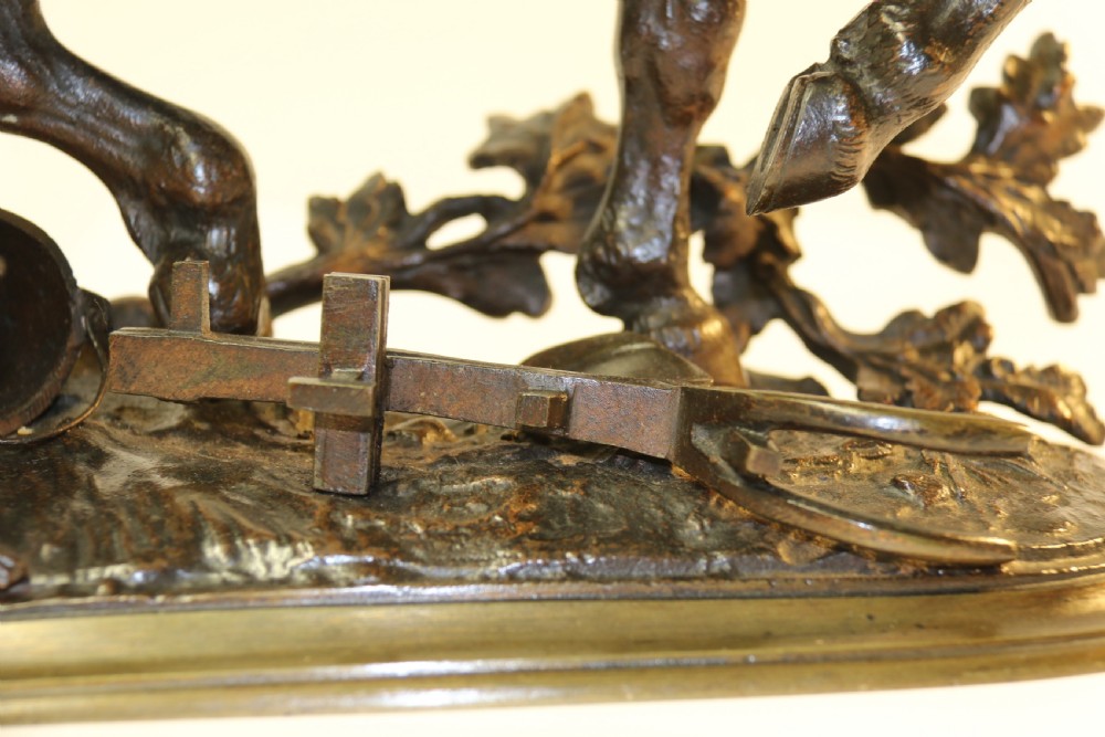 19th century bronze study of a Shire Horse View XVIII