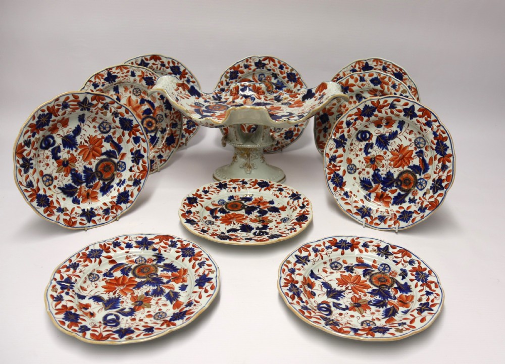Early 19th Century Masons Ironstone China Dessert Service