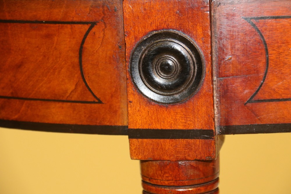 A rare pair of Regency Mahogany Card Tables View IV