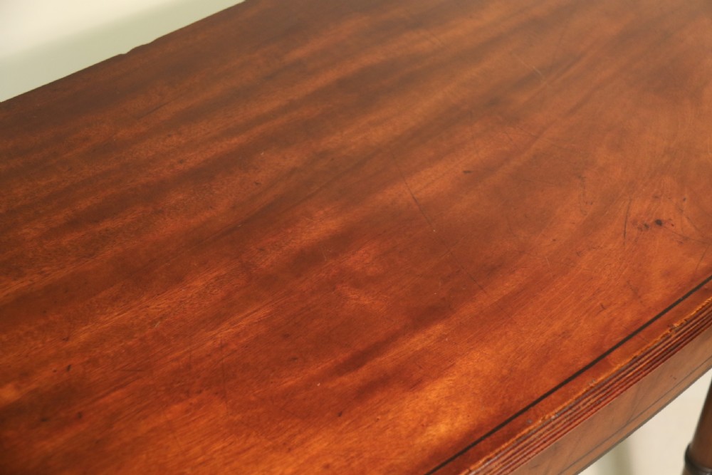 A rare pair of Regency Mahogany Card Tables View VIII