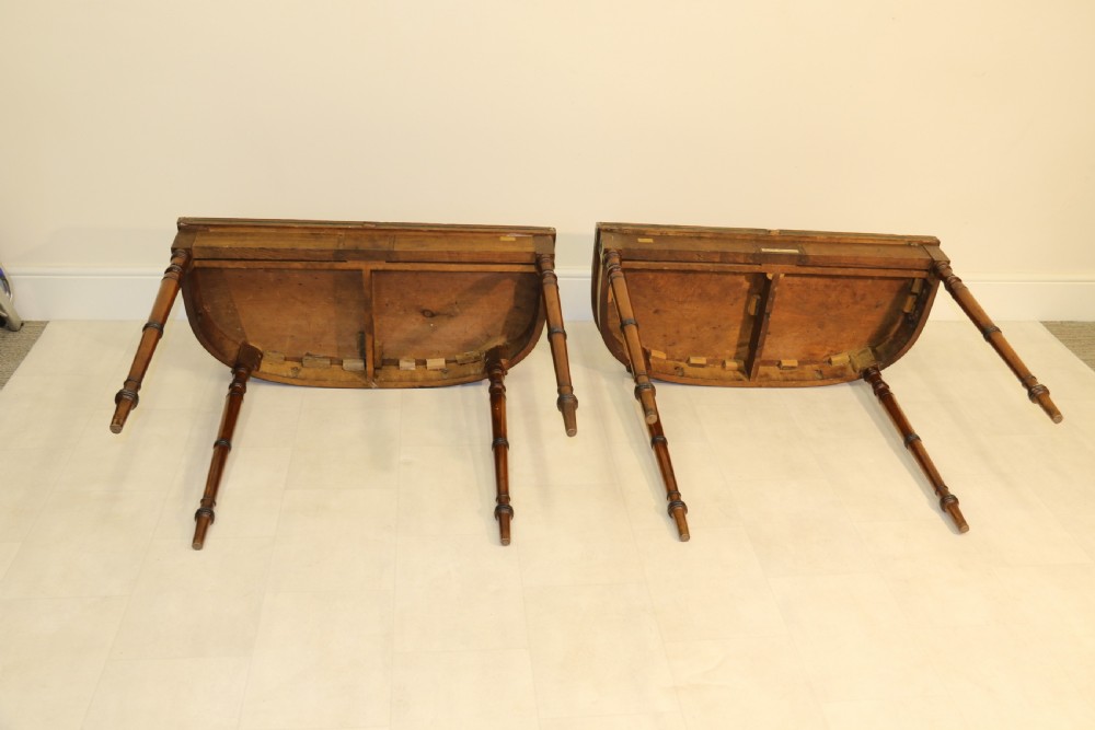 A rare pair of Regency Mahogany Card Tables View XVIII