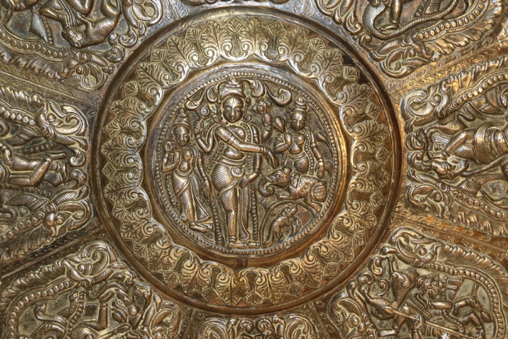 A Superb mid 19th century Indian Raj period Plaque View X