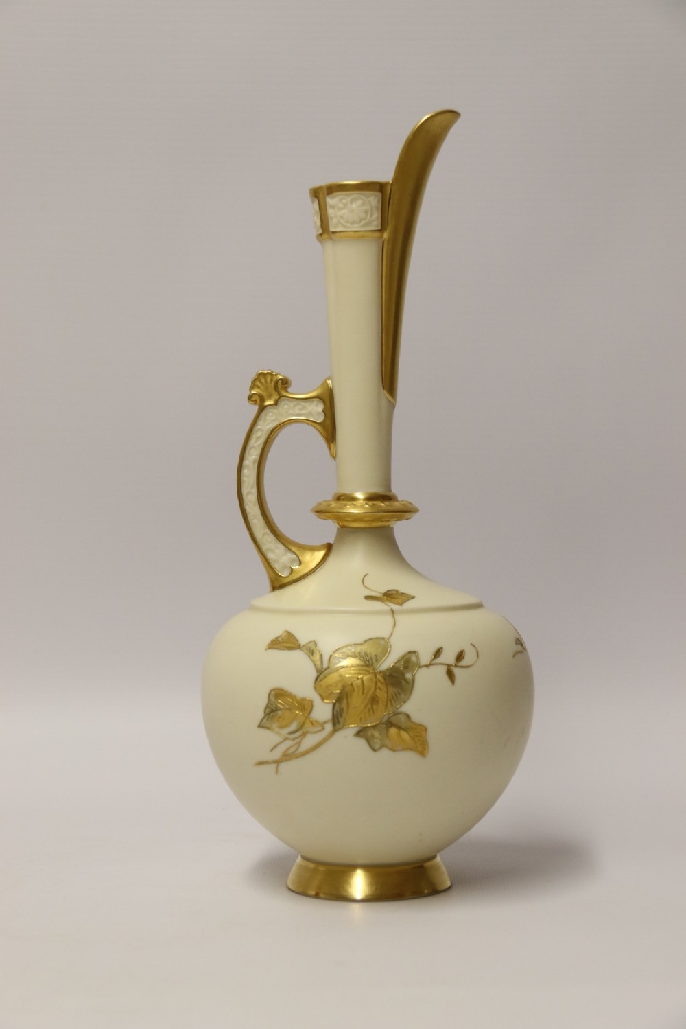 A fine 19th C Royal Worcester Hand painted Jug View II