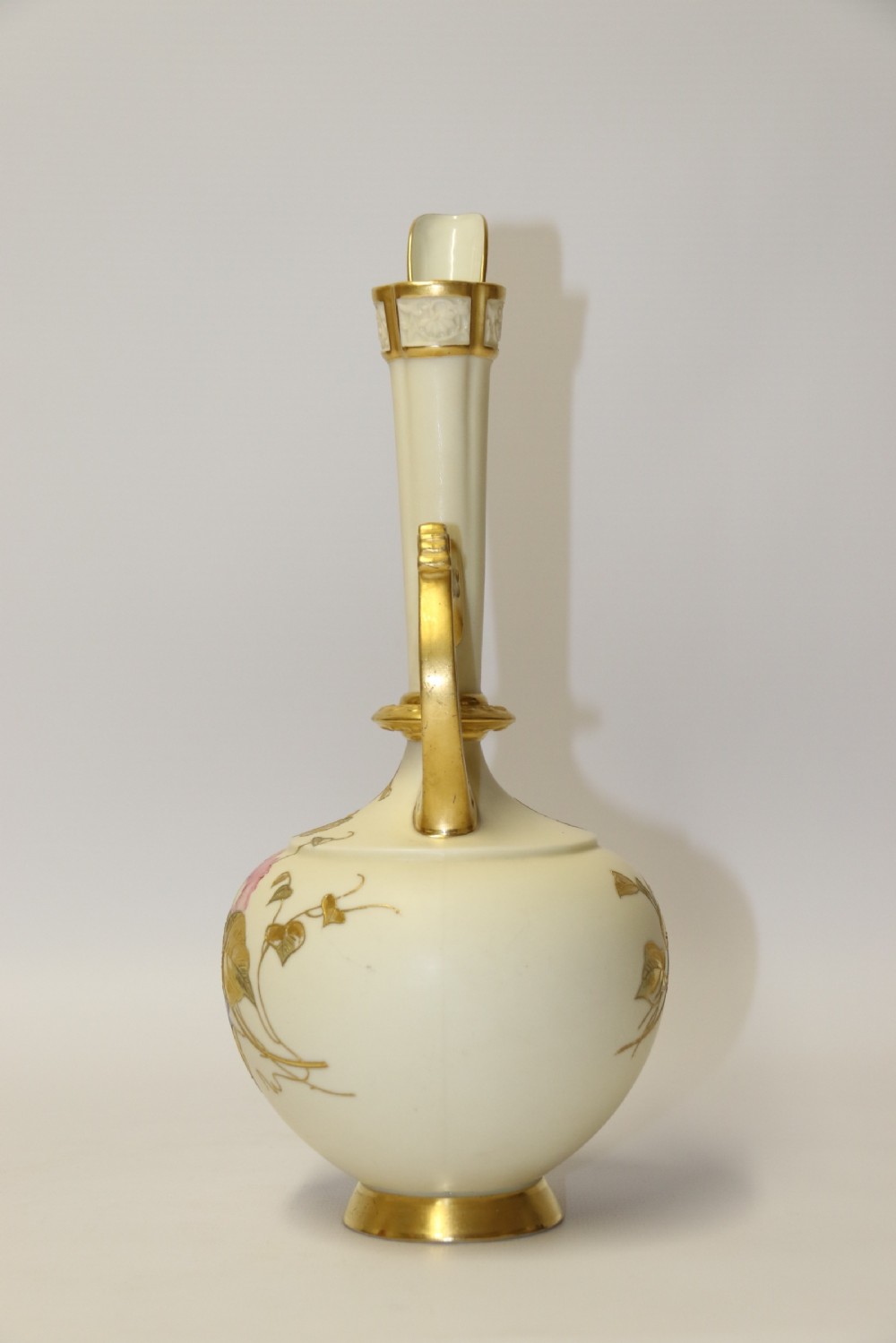 A fine 19th C Royal Worcester Hand painted Jug View III