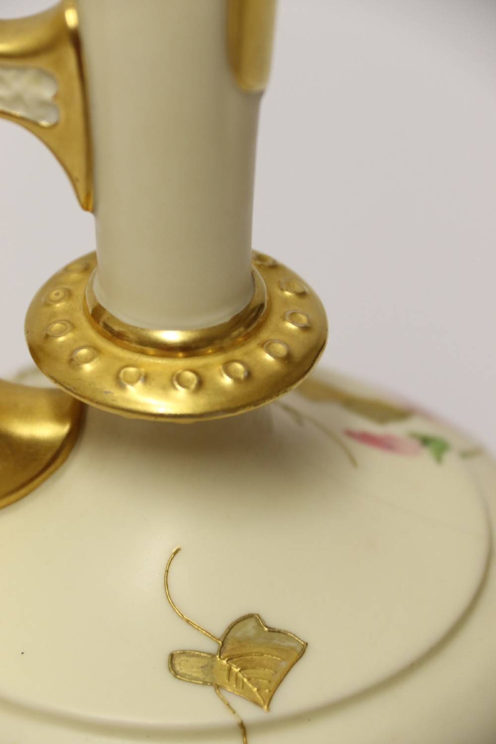 A fine 19th C Royal Worcester Hand painted Jug View VII