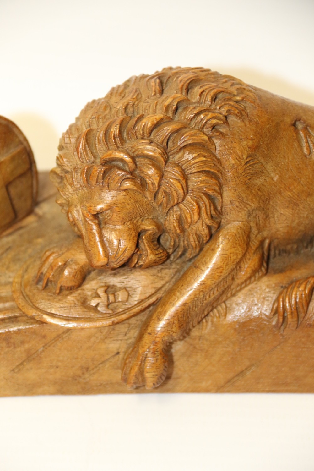 A Black forest study of the lion of Lucerne View II