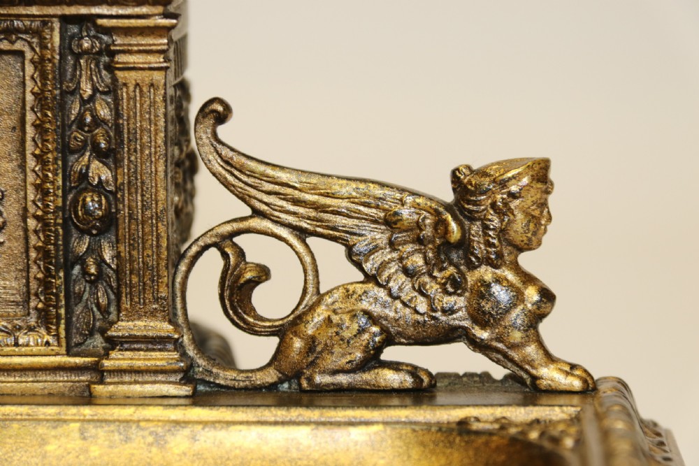 An early 19th century bronze Grecian pen and ink stand View VII