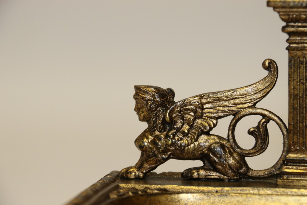 An early 19th century bronze Grecian pen and ink stand View VIII