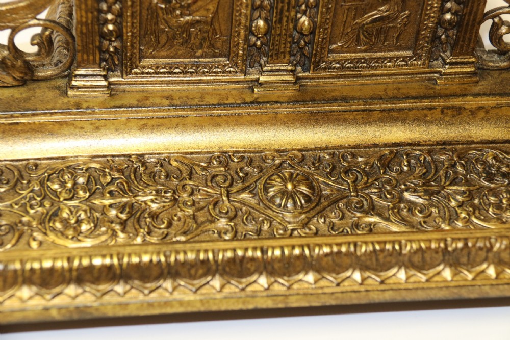 An early 19th century bronze Grecian pen and ink stand View XI