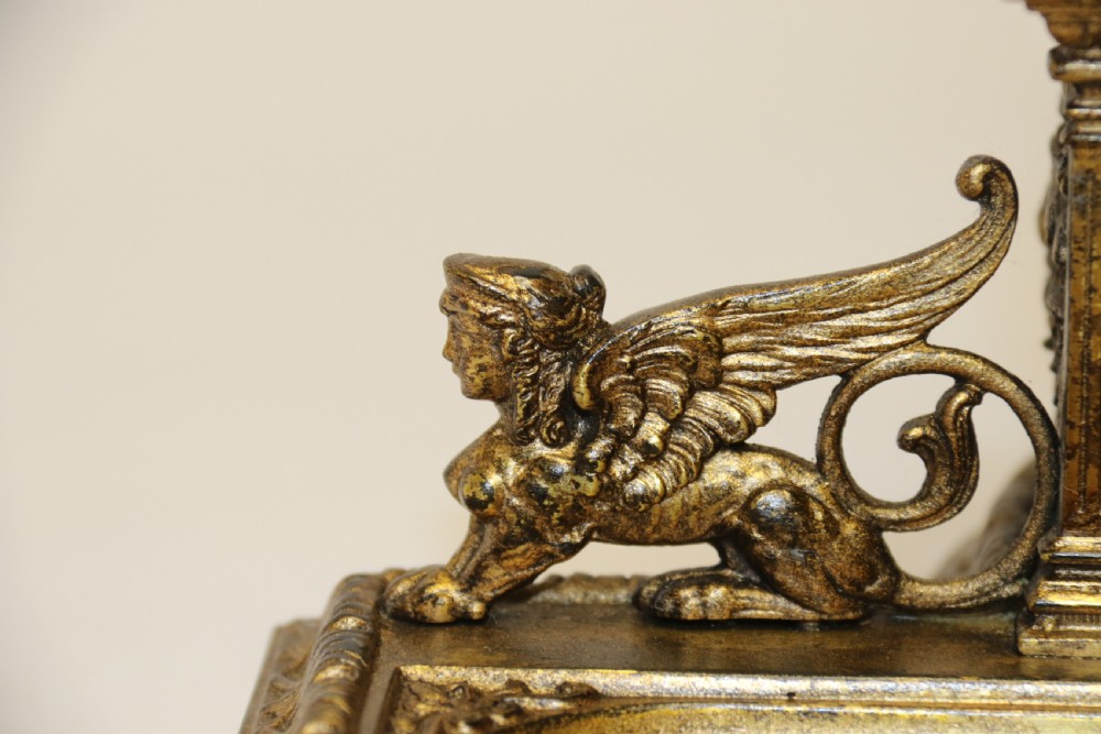 An early 19th century bronze Grecian pen and ink stand View XII