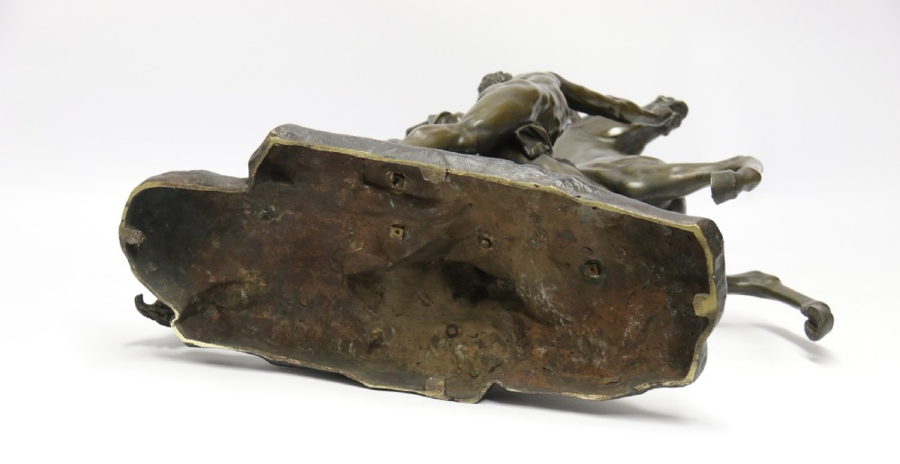 A large pair of bronze Marly Horses after Costou.
 View XXII