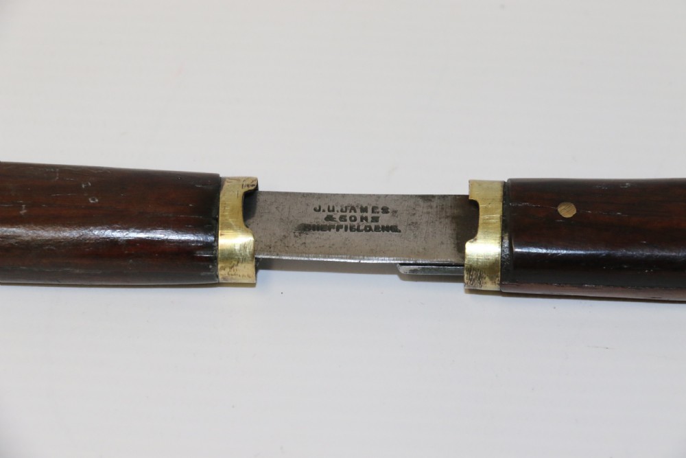 An early 19th C English Military Campaign knife and fork set View VIII