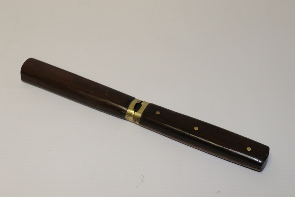 An early 19th C English Military Campaign knife and fork set View IX
