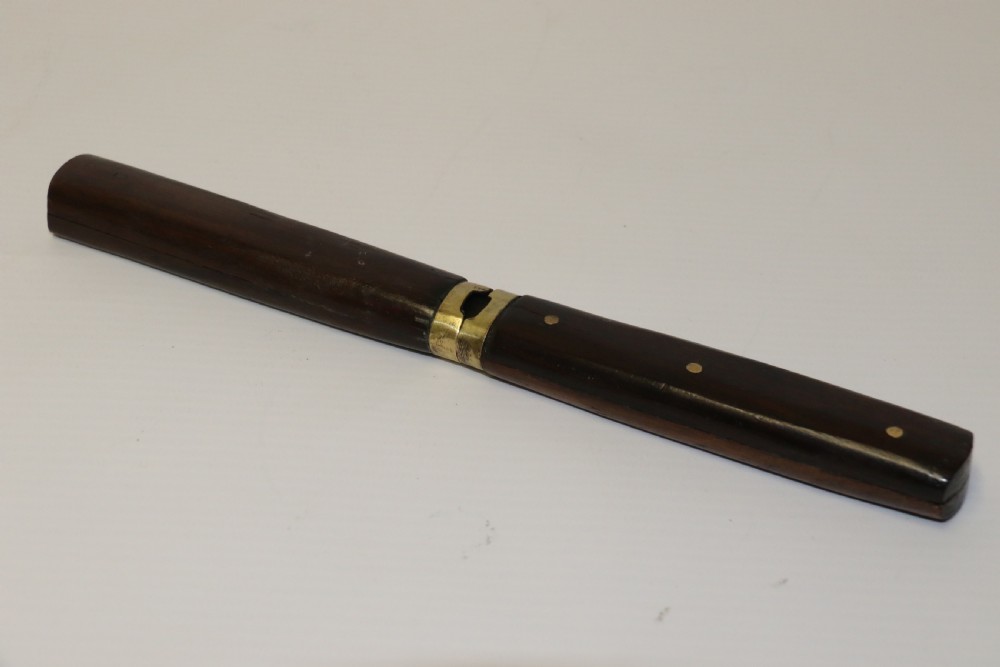 An early 19th C English Military Campaign knife and fork set View X