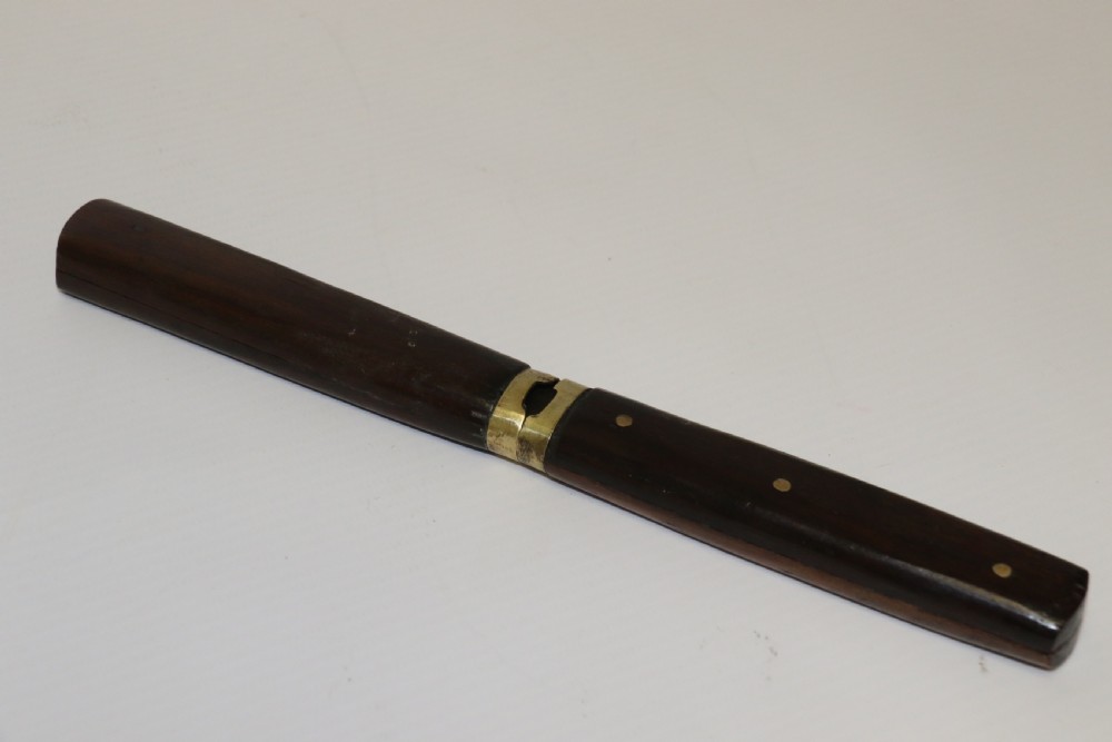 An early 19th C English Military Campaign knife and fork set View XI